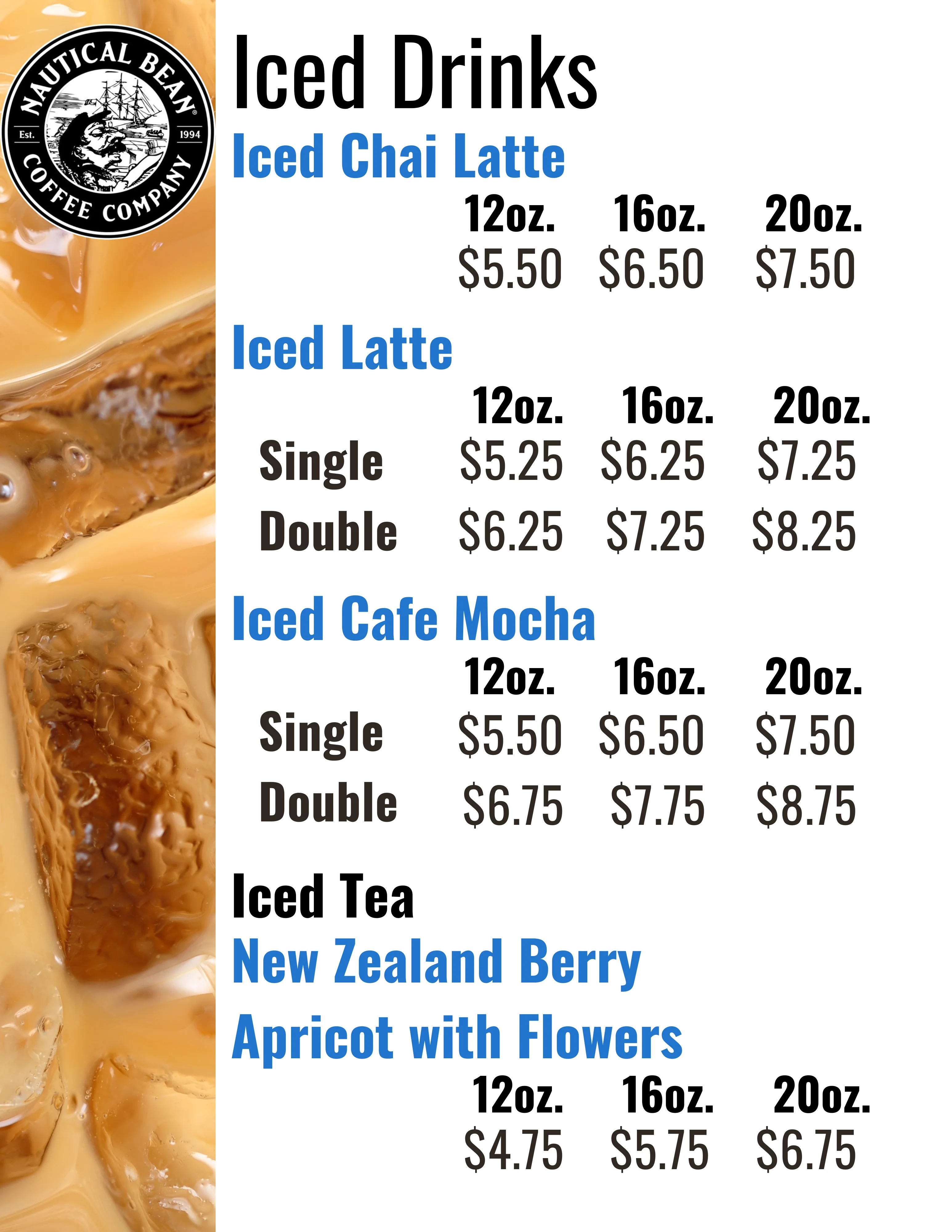Iced Drinks